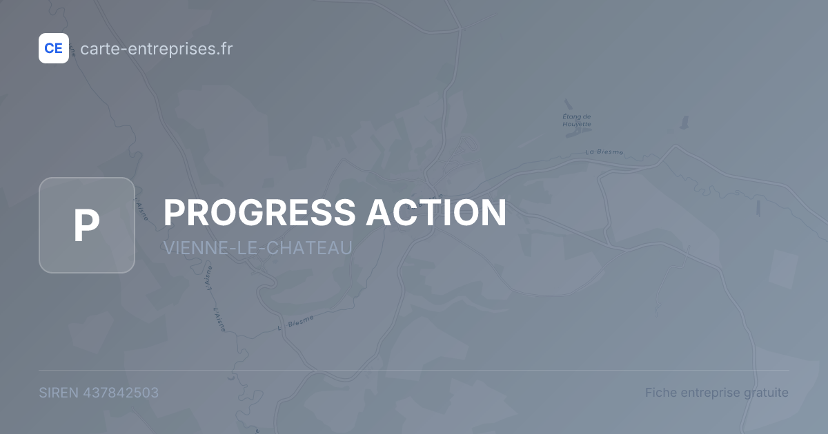 PROGRESS ACTION — 437842503 — fiche entreprise
