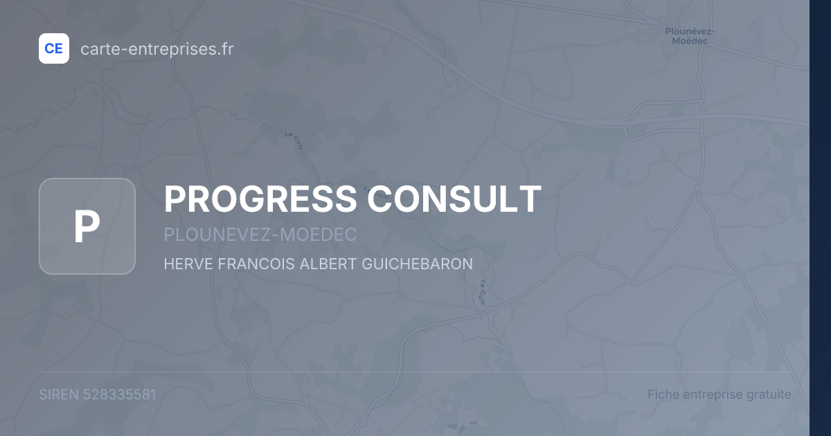 PROGRESS CONSULT — 528335581 — fiche entreprise