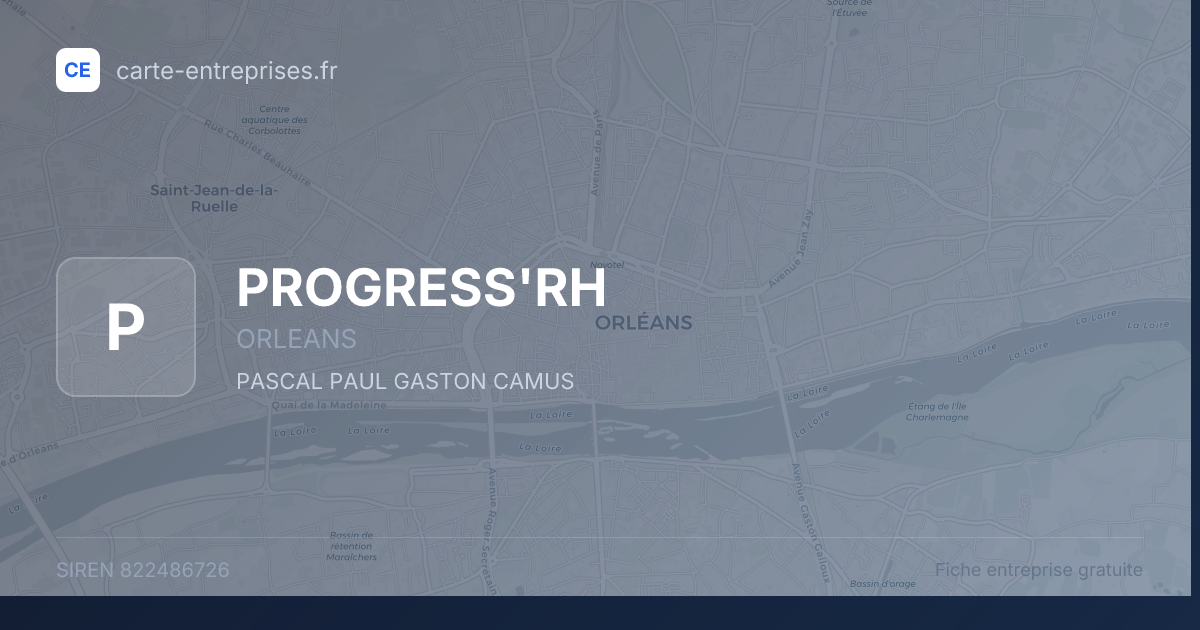 PROGRESS'RH — 822486726 — fiche entreprise