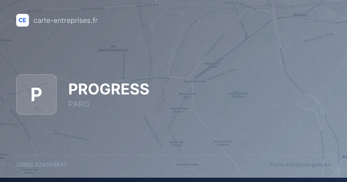PROGRESS — 424564847 — fiche entreprise