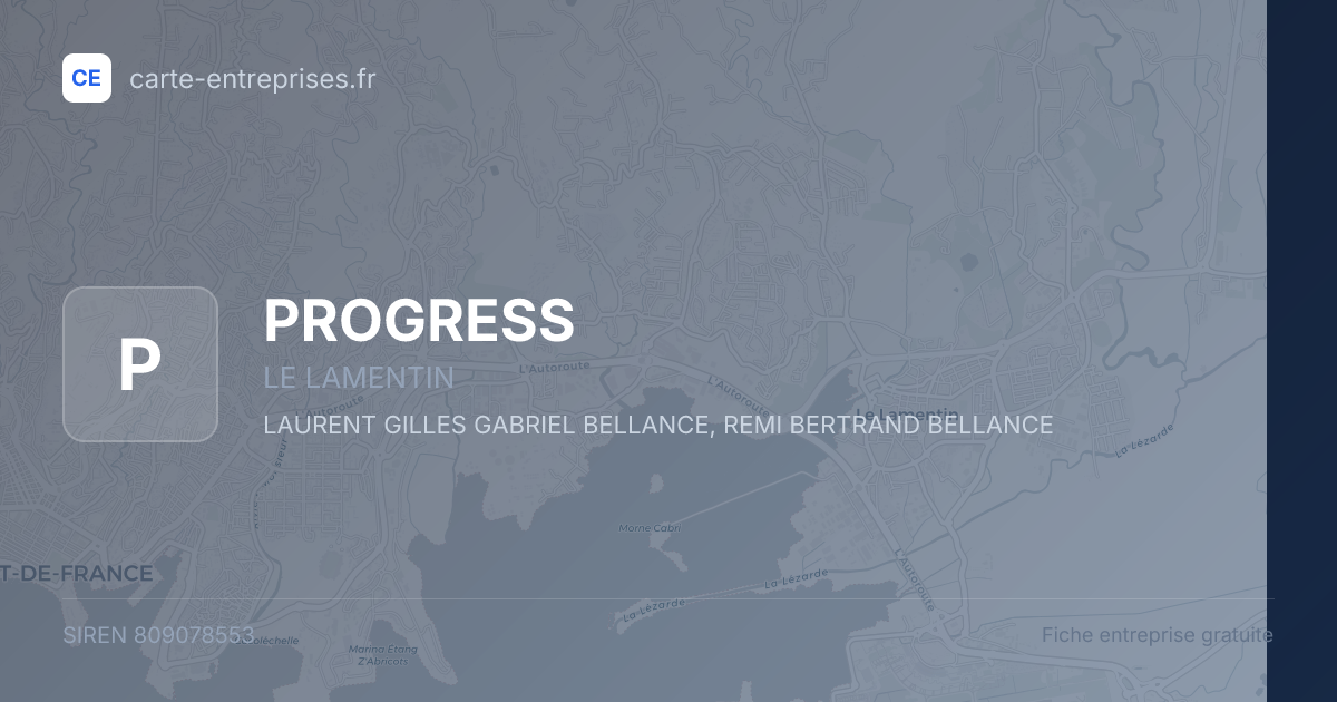 PROGRESS — 809078553 — fiche entreprise