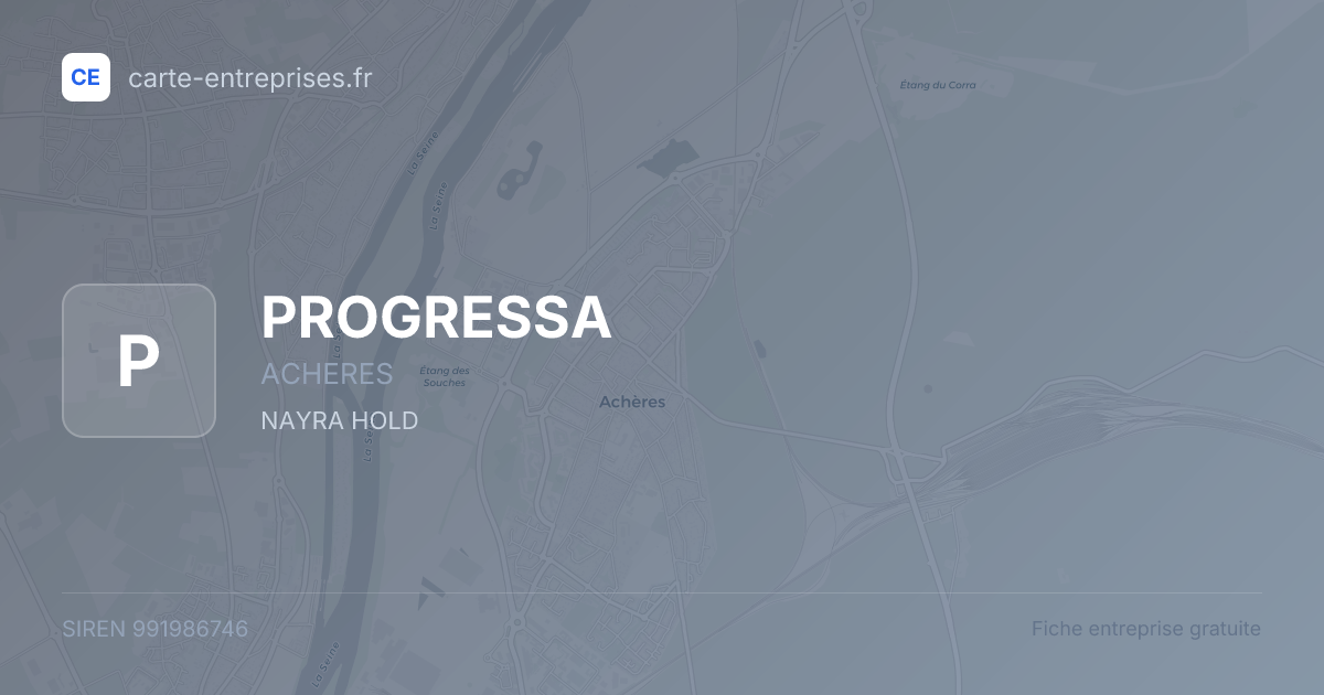 PROGRESSA — 991986746 — fiche entreprise