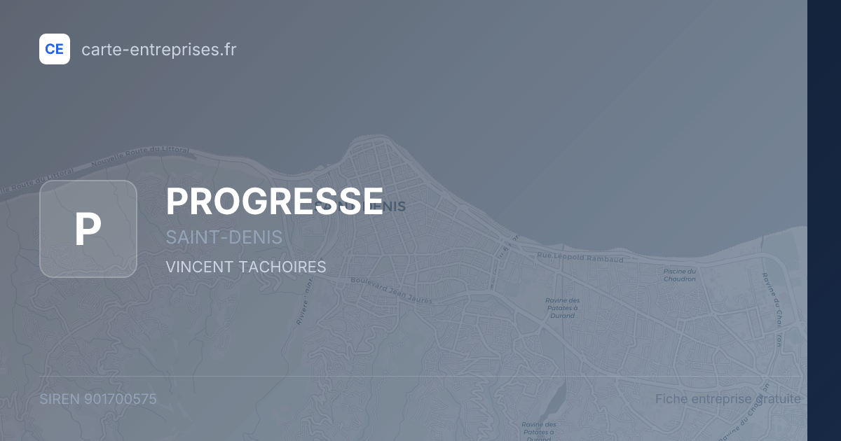 PROGRESSE — 901700575 — fiche entreprise