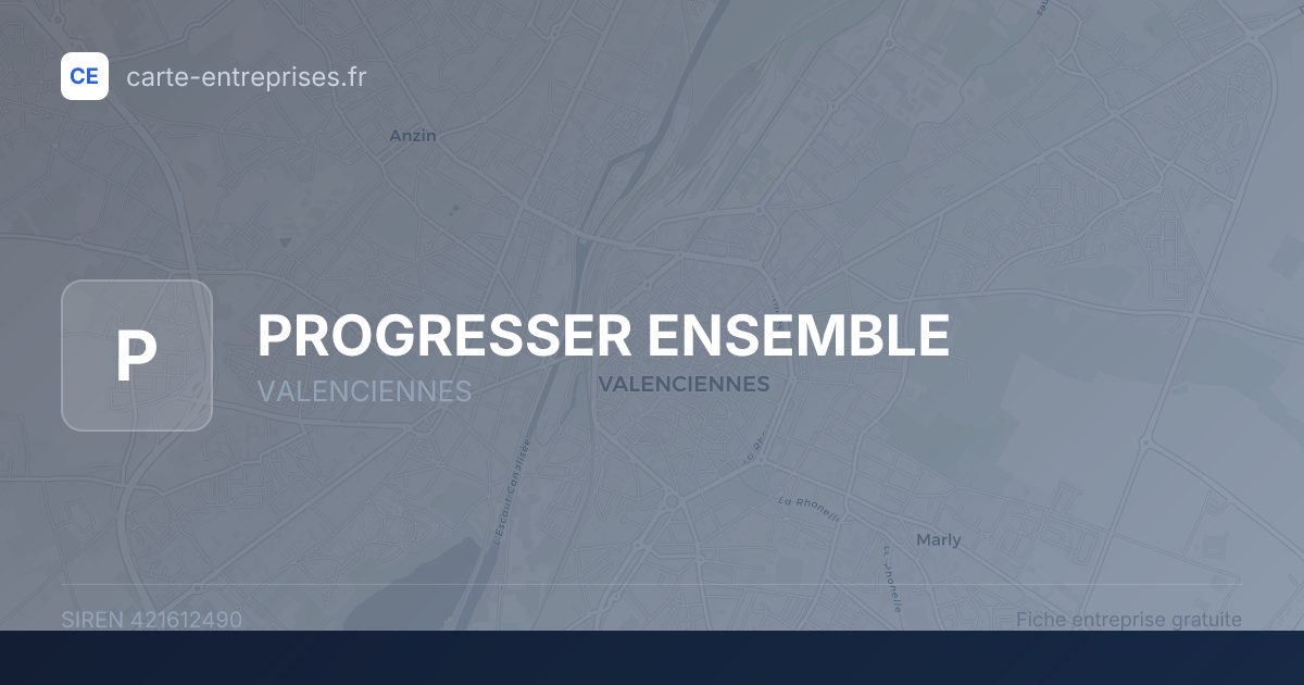 PROGRESSER ENSEMBLE — 421612490 — fiche entreprise
