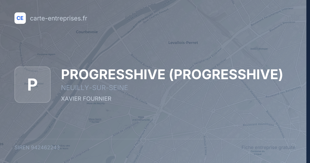 PROGRESSHIVE — 942462243 — fiche entreprise