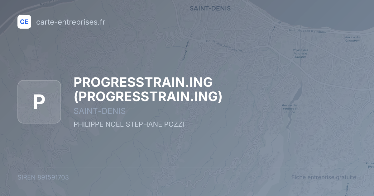 PROGRESSTRAIN.ING — 891591703 — fiche entreprise
