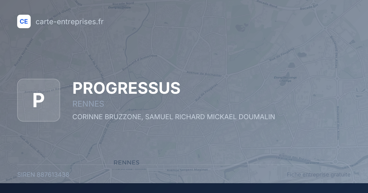 PROGRESSUS — 887613438 — fiche entreprise