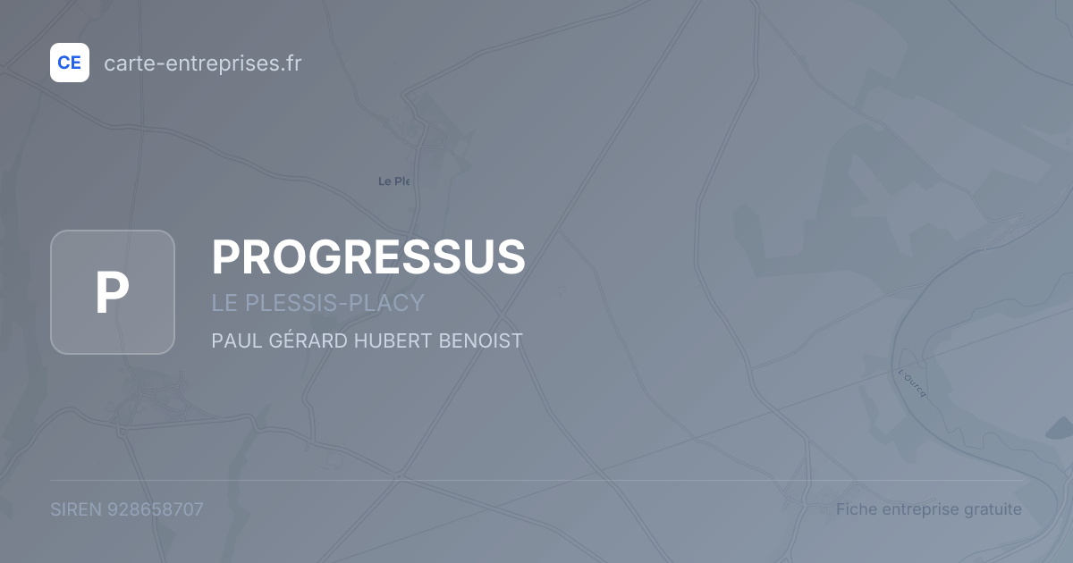 PROGRESSUS — 928658707 — fiche entreprise