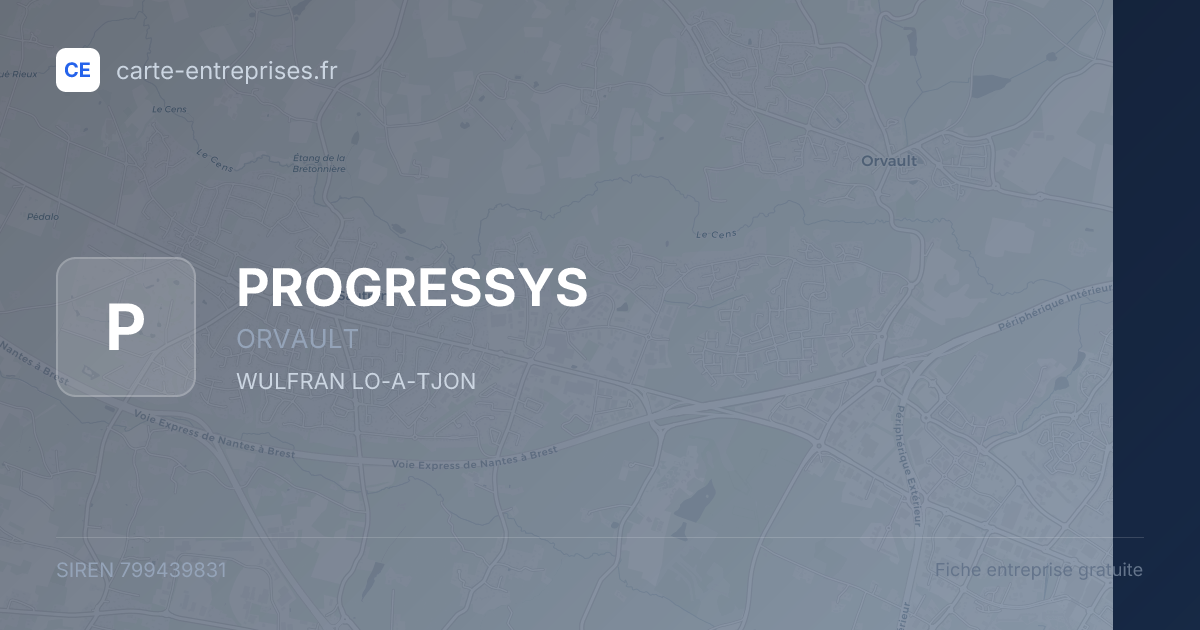 PROGRESSYS — 799439831 — fiche entreprise
