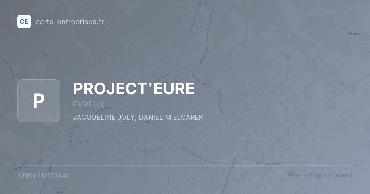PROJECT'EURE — 519379440 — fiche entreprise