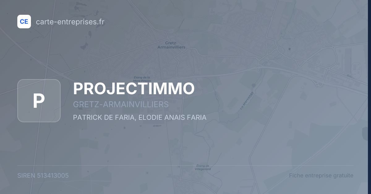 PROJECTIMMO — 513413005 — fiche entreprise
