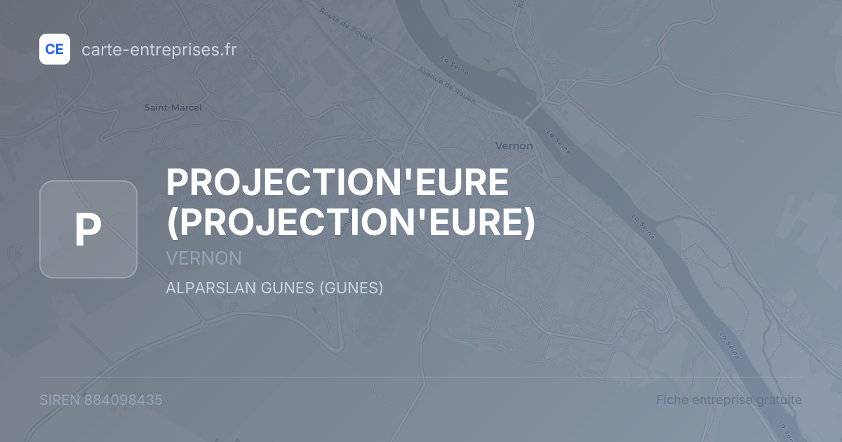 PROJECTION'EURE — 884098435 — fiche entreprise