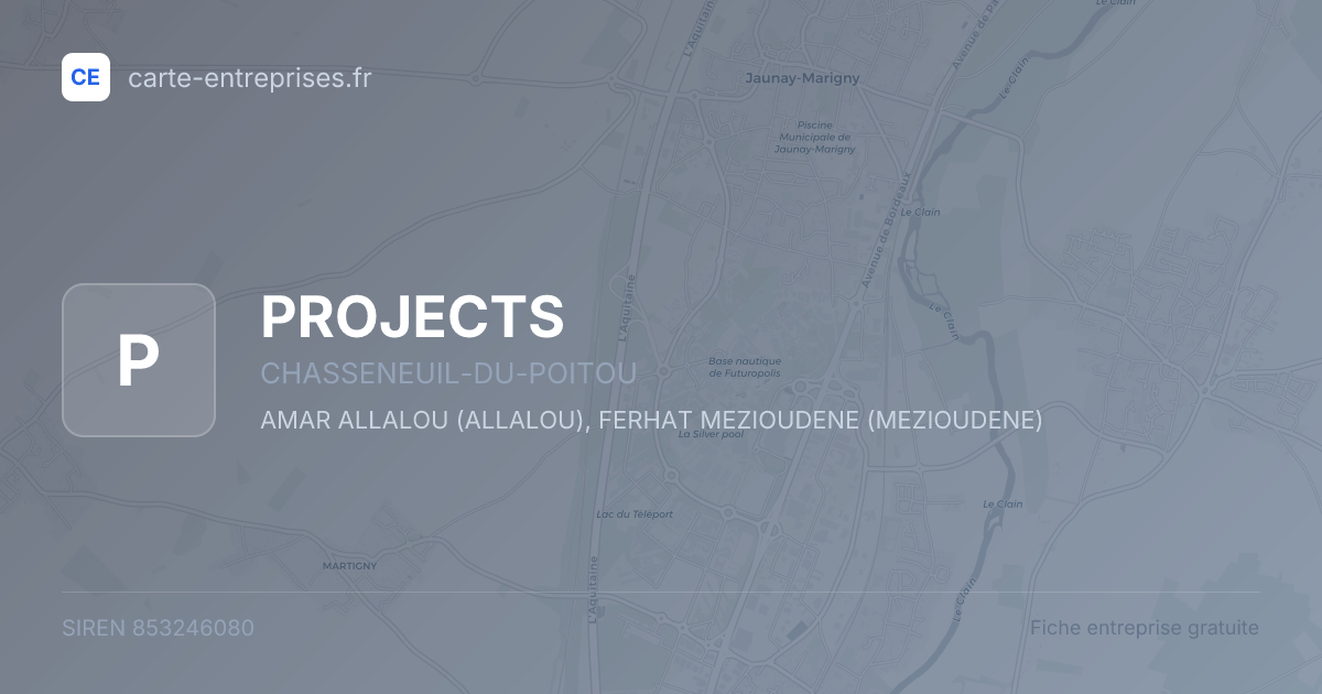 PROJECTS — 853246080 — fiche entreprise