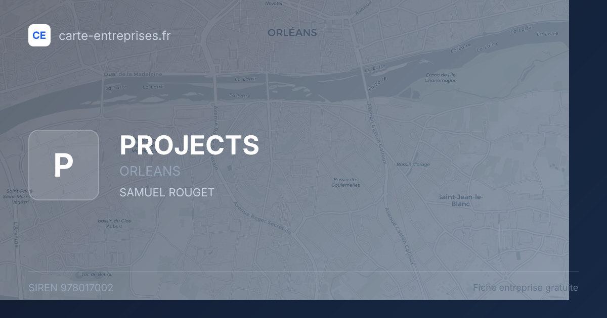 PROJECTS — 978017002 — fiche entreprise