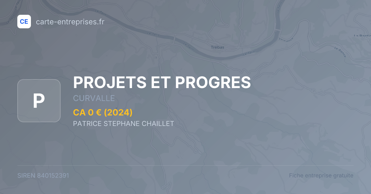 PROJETS ET PROGRES — 840152391 — fiche entreprise