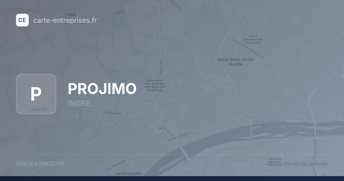 PROJIMO — 429613748 — fiche entreprise
