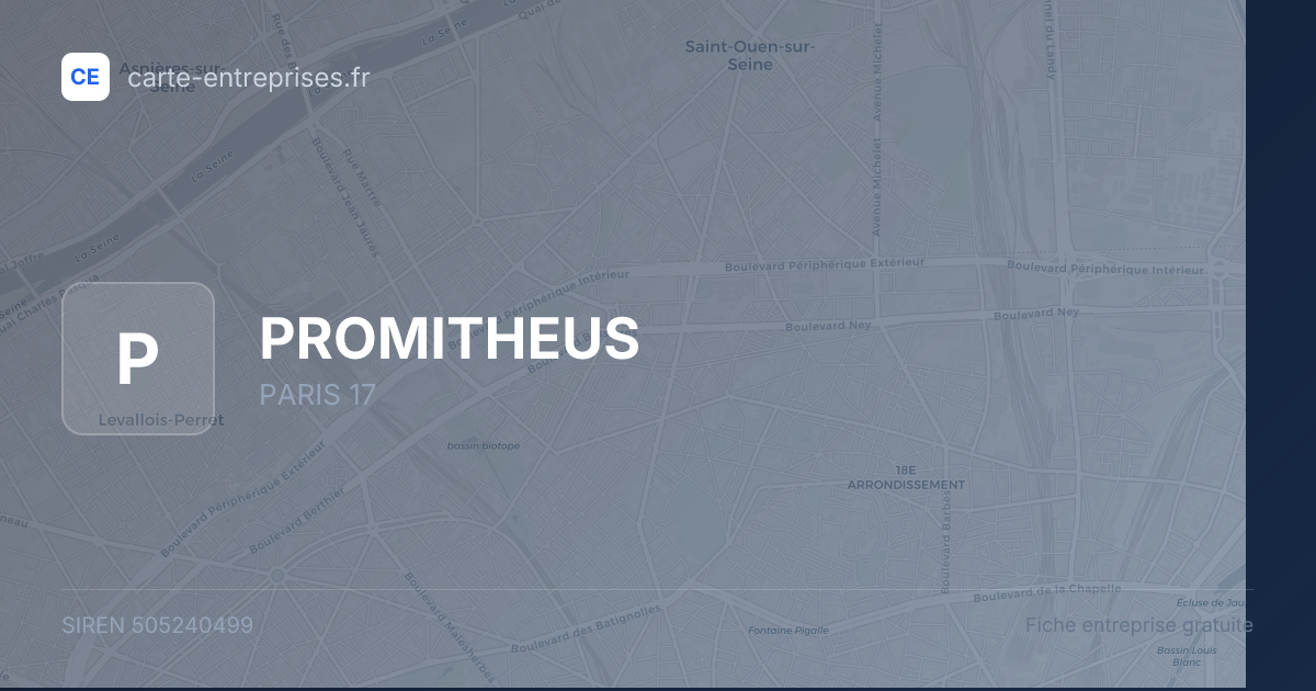 PROMITHEUS — 505240499 — fiche entreprise