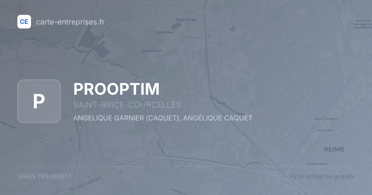 PROOPTIM — 799484977 — fiche entreprise