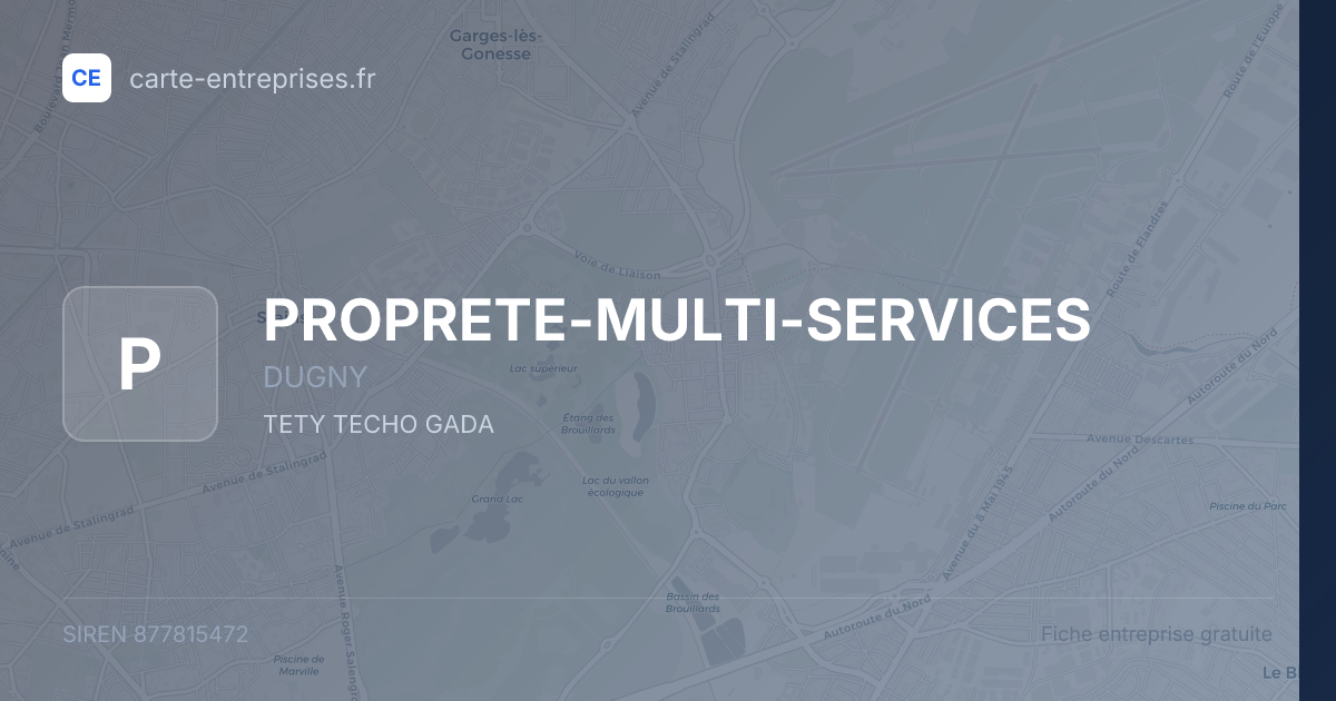 PROPRETE-MULTI-SERVICES — 877815472 — fiche entreprise