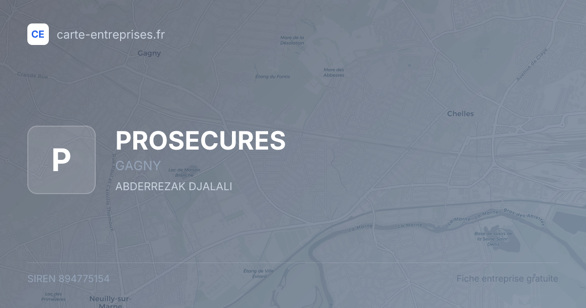 PROSECURES — 894775154 — fiche entreprise