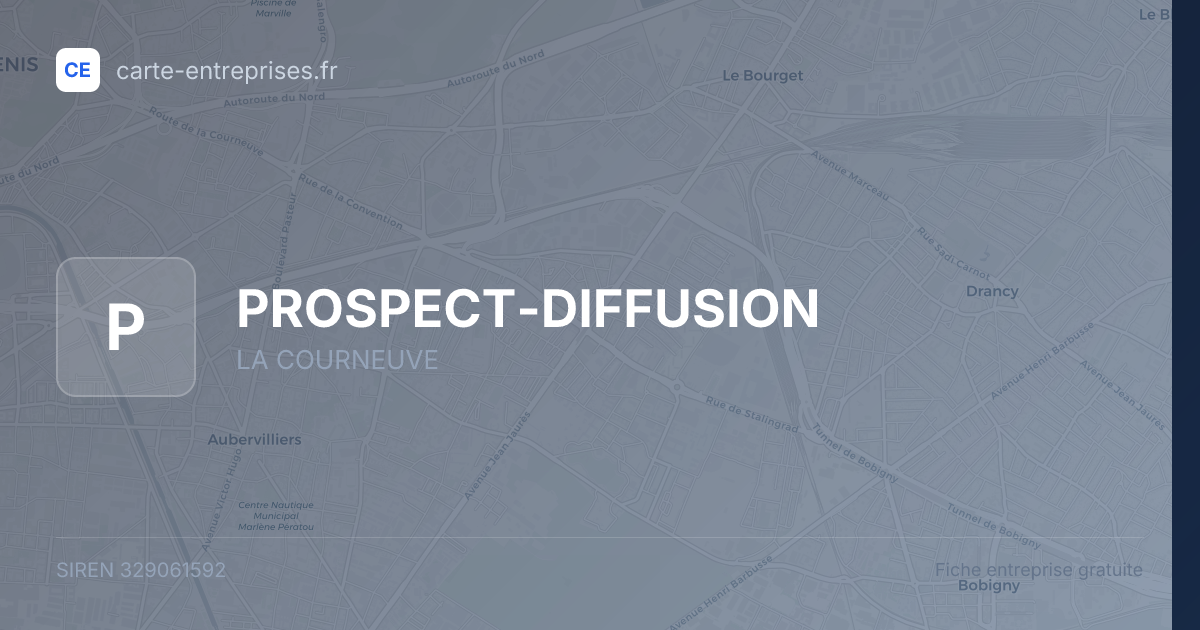 PROSPECT-DIFFUSION — 329061592 — fiche entreprise