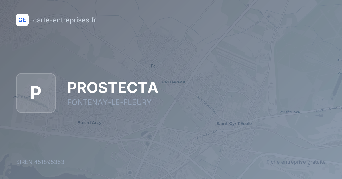 PROSTECTA — 451895353 — fiche entreprise
