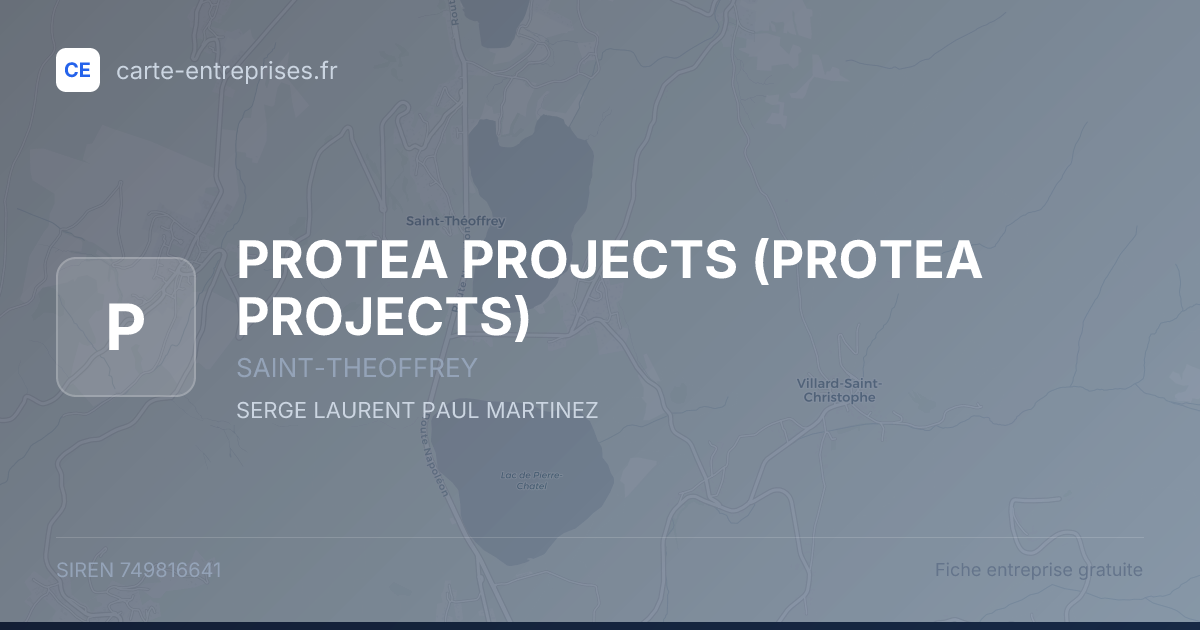 PROTEA PROJECTS — 749816641 — fiche entreprise