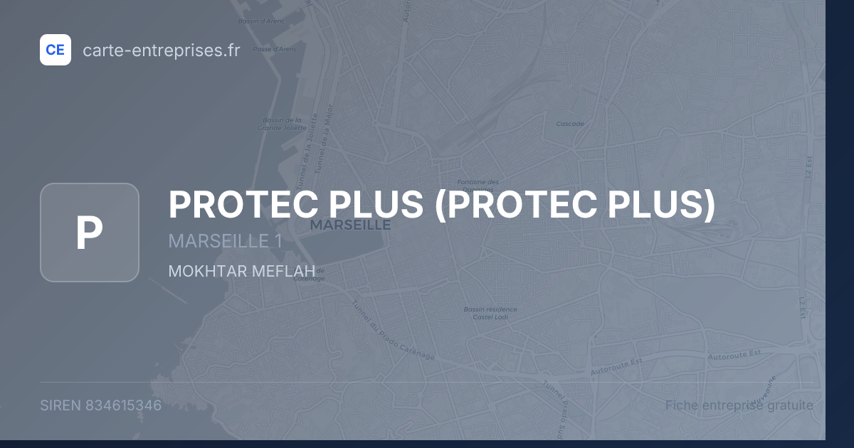 PROTEC PLUS — 834615346 — fiche entreprise