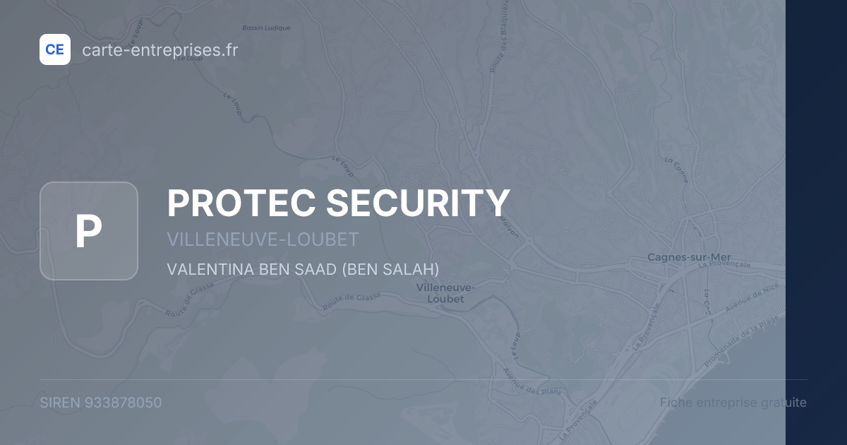 PROTEC SECURITY — 933878050 — fiche entreprise