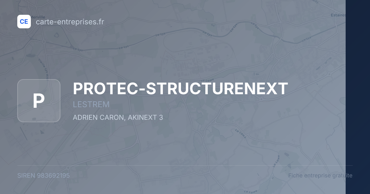 PROTEC-STRUCTURENEXT — 983692195 — fiche entreprise