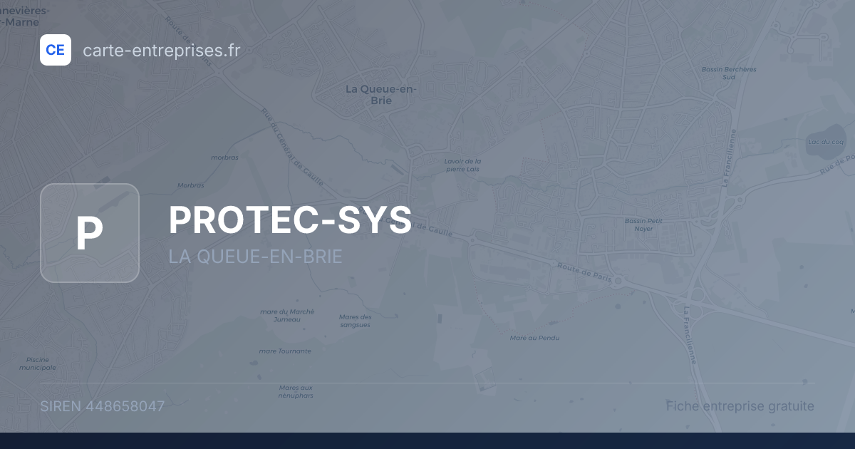 PROTEC-SYS — 448658047 — fiche entreprise