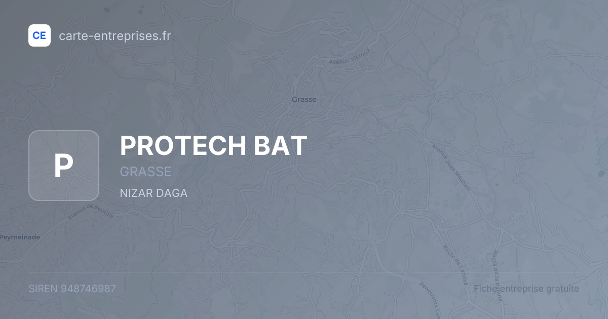 PROTECH BAT — 948746987 — fiche entreprise