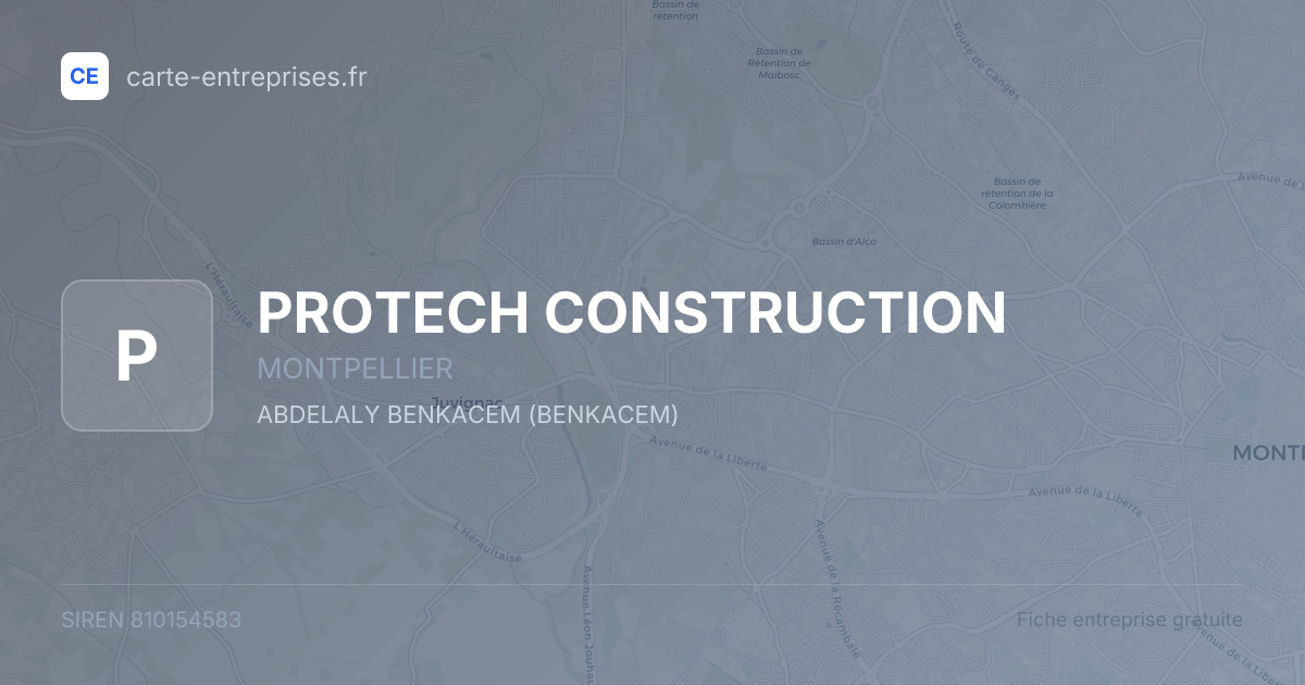 PROTECH CONSTRUCTION — 810154583 — fiche entreprise