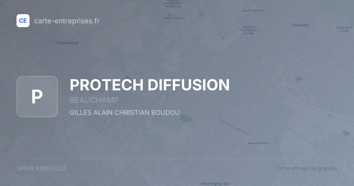 PROTECH DIFFUSION — 439931221 — fiche entreprise