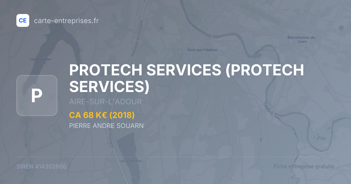 PROTECH SERVICES — 414352666 — fiche entreprise