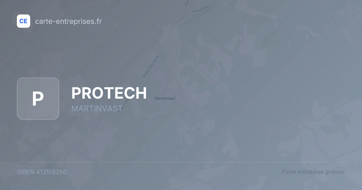 PROTECH — 413155250 — fiche entreprise