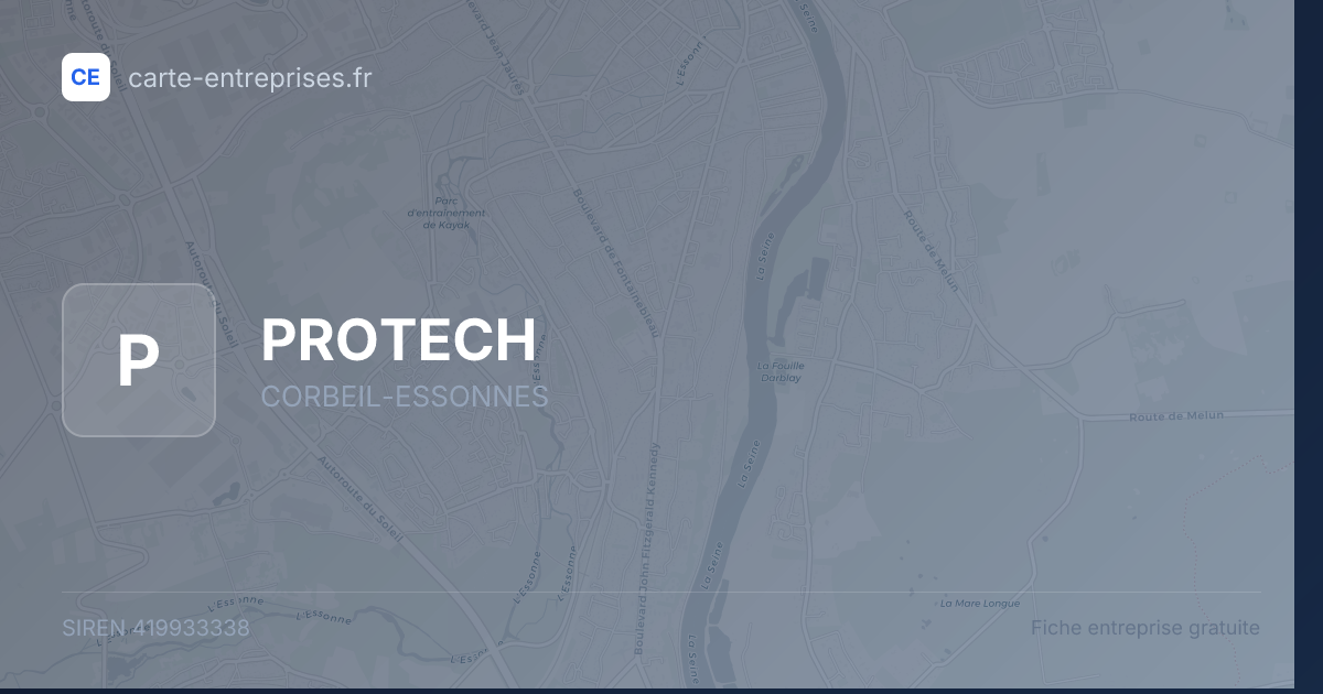 PROTECH — 419933338 — fiche entreprise