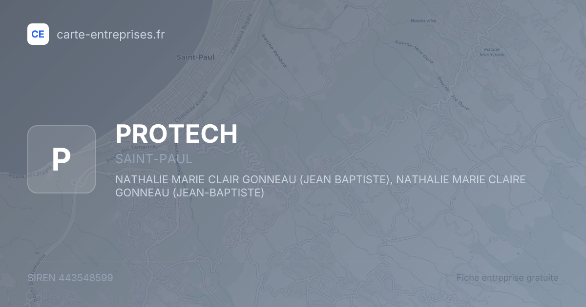 PROTECH — 443548599 — fiche entreprise