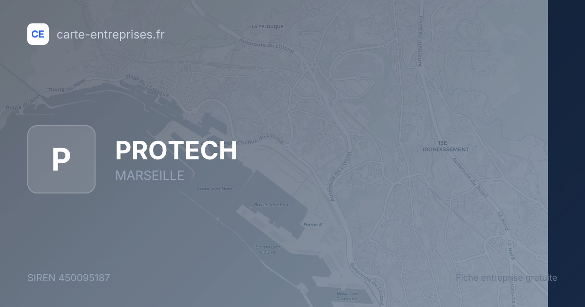 PROTECH — 450095187 — fiche entreprise