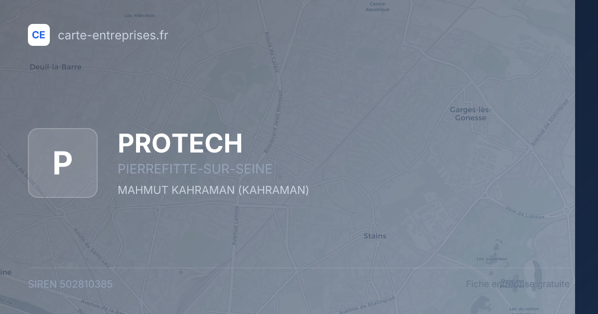 PROTECH — 502810385 — fiche entreprise