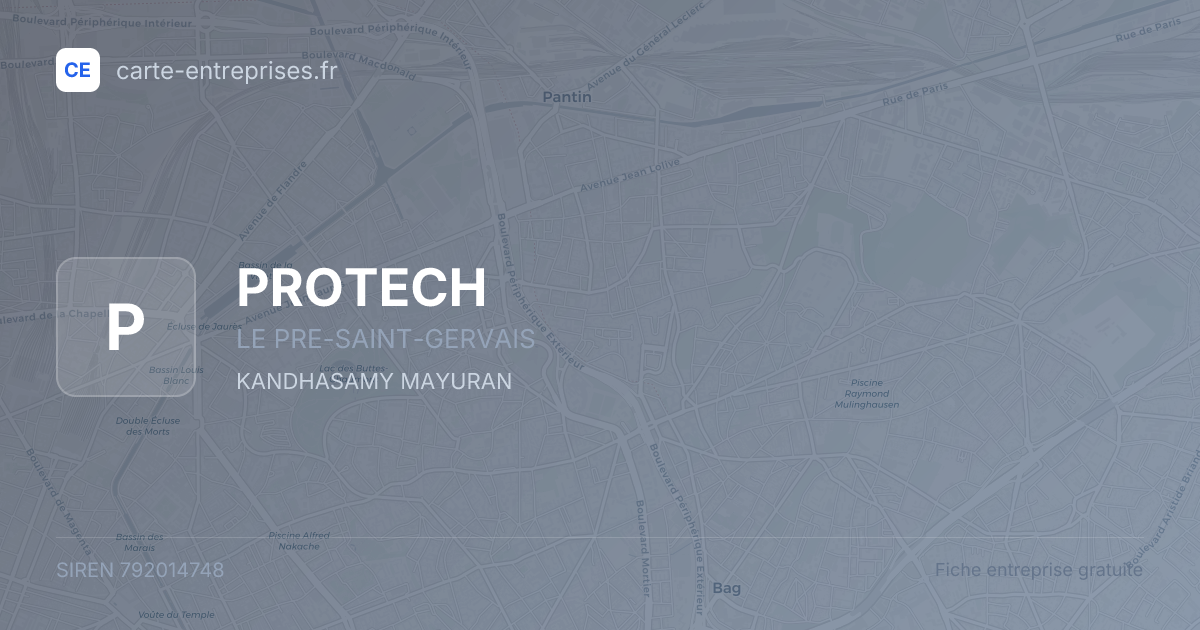 PROTECH — 792014748 — fiche entreprise