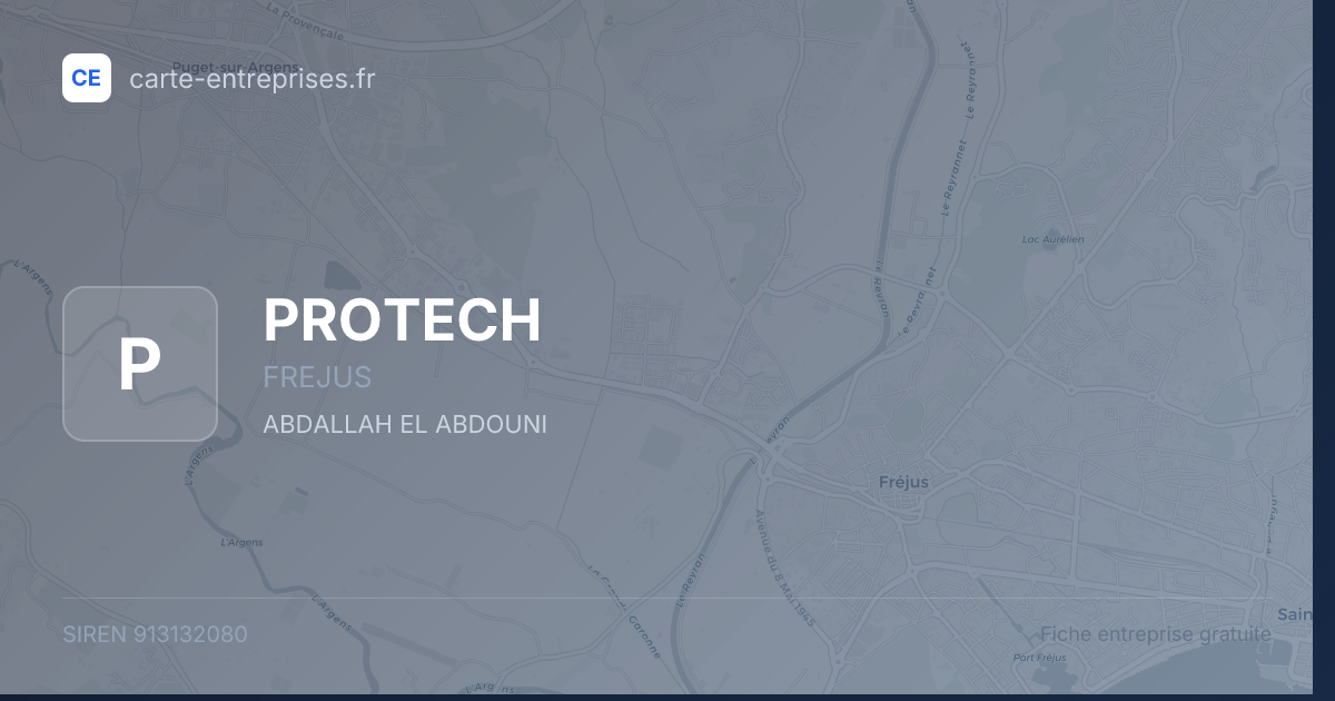 PROTECH — 913132080 — fiche entreprise