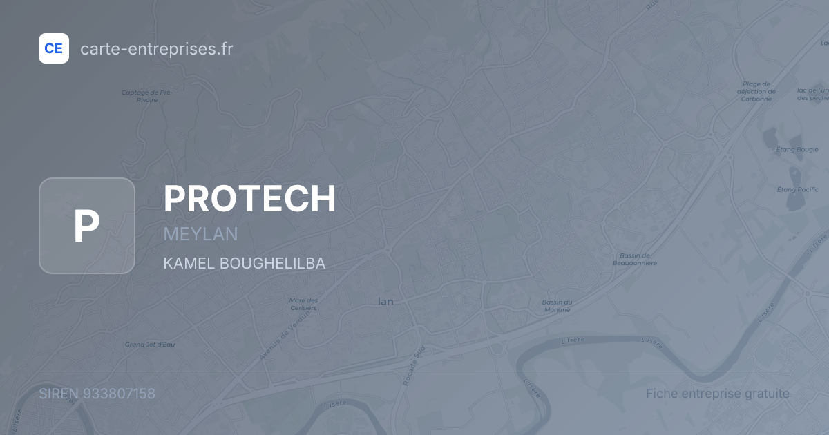 PROTECH — 933807158 — fiche entreprise