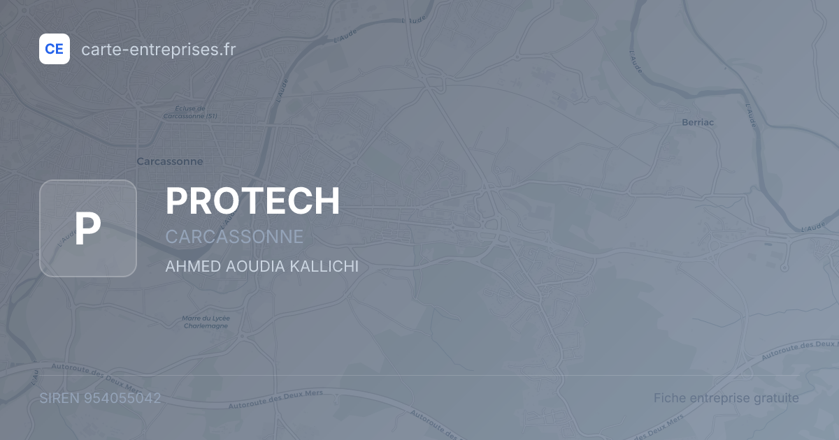 PROTECH — 954055042 — fiche entreprise