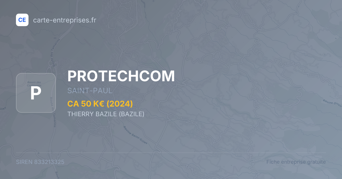 PROTECHCOM — 833213325 — fiche entreprise
