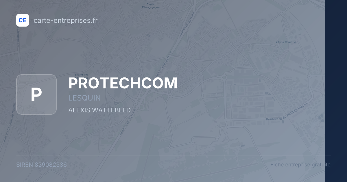 PROTECHCOM — 839082336 — fiche entreprise