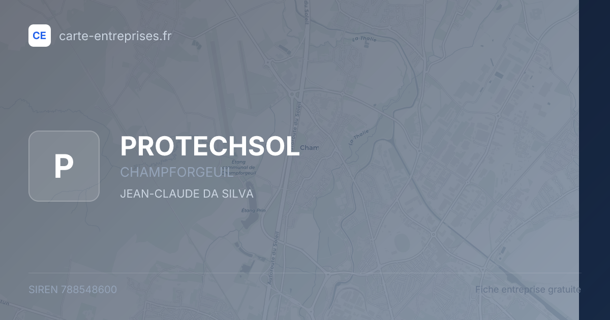 PROTECHSOL — 788548600 — fiche entreprise