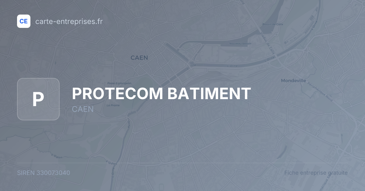 PROTECOM BATIMENT — 330073040 — fiche entreprise
