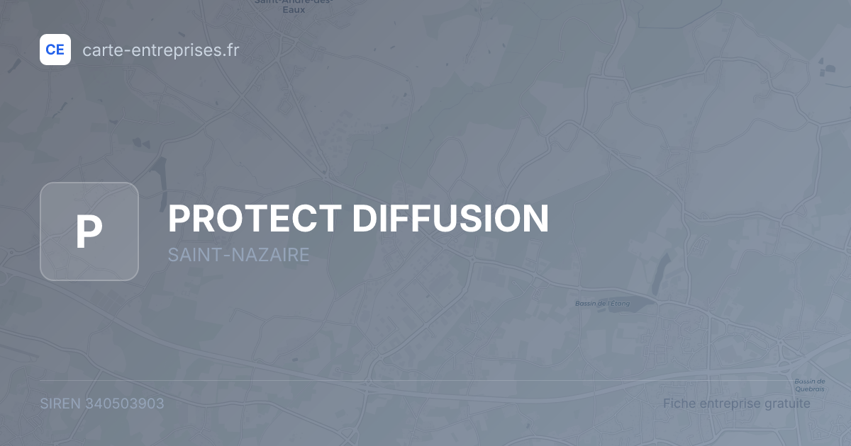 PROTECT DIFFUSION — 340503903 — fiche entreprise