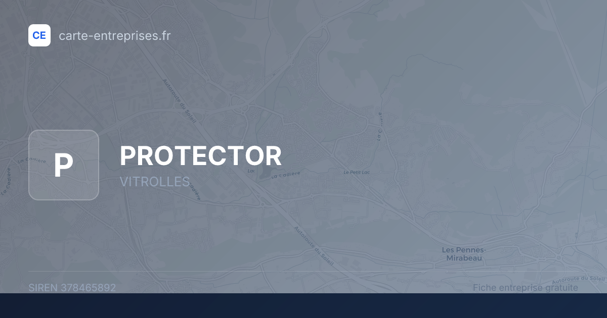 PROTECTOR — 378465892 — fiche entreprise